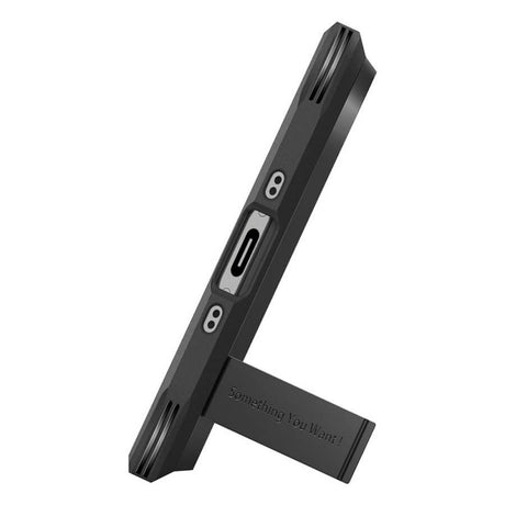 MagSafe Противоударен Калъф за iPhone Air, Spigen Tough Armor T Case, Черен (4)