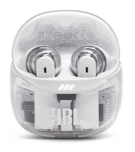 Безжични Слушалки, JBL Tune Flex 2 Ghost Edition, Бял (5)