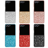 Калъф с Блестяща Декорация за Samsung Z Flip 7, Glitter Case, Черен (7)