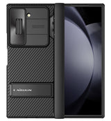 Противоударен Калъф за Samsung Z Fold 6, Nillkin CamShield Stand Case, Черен