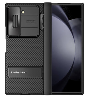 Противоударен Калъф за Samsung Z Fold 6, Nillkin CamShield Stand Case, Черен