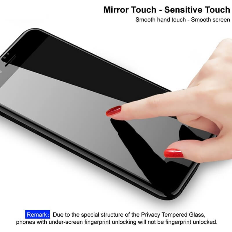 Затъмняващ Протектор за Huawei Pura 80 Pro/ Ultra, Imak Privacy Anti-Spy Glass, Черен (6)
