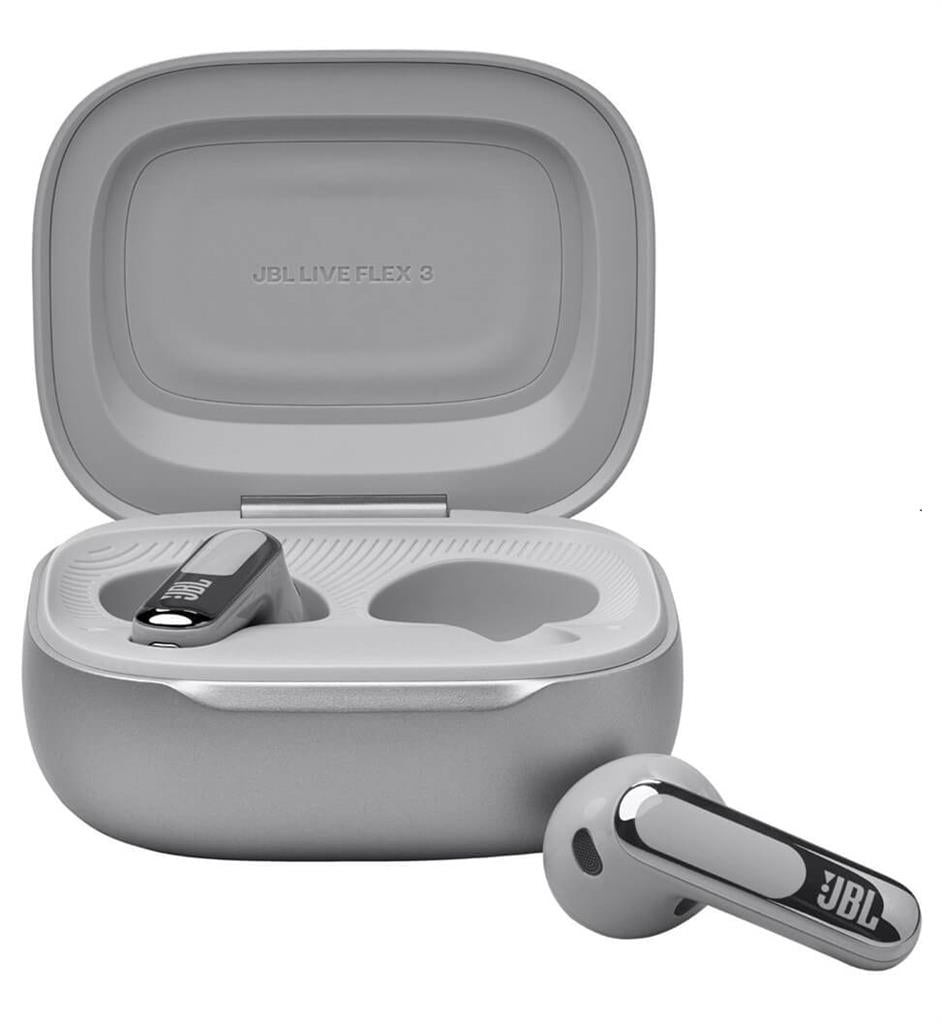 Безжични Слушалки, JBL Live Flex 3, Сребрист (6)