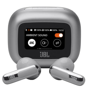 Безжични Слушалки, JBL Live Flex 3, Сребрист