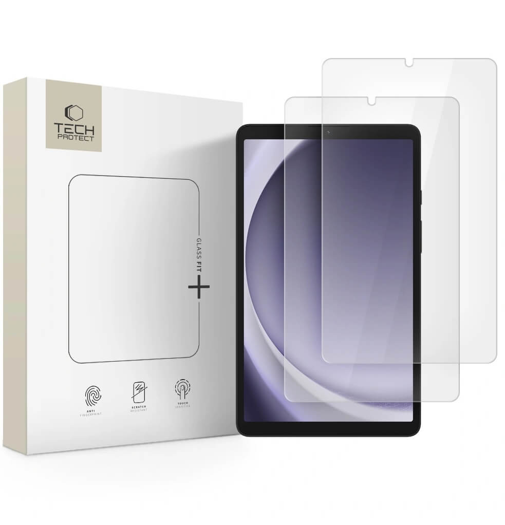 Стъклен Протектор за Samsung Tab A11/ A9 8.7", Tech-Protect Fit+ Glass 2бр., Прозрачен