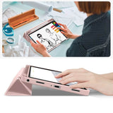 Калъф за Samsung Tab A11 Plus/ A9 Plus 11", Tech-Protect SC Pen Case, Розов (7)