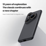 Magsafe Калъф за Huawei Pura 80 Ultra, Nillkin Super Frosted Pro Case, Черен (7)