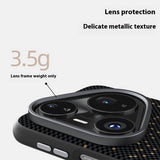 Magsafe Кожен Калъф за Huawei Pura 80 Ultra, Abeel Ultra-Slim Case, Черен (8)