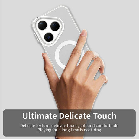 Magsafe Калъф за Huawei Pura 80, Hybrid Clear Case, Прозрачен (4)