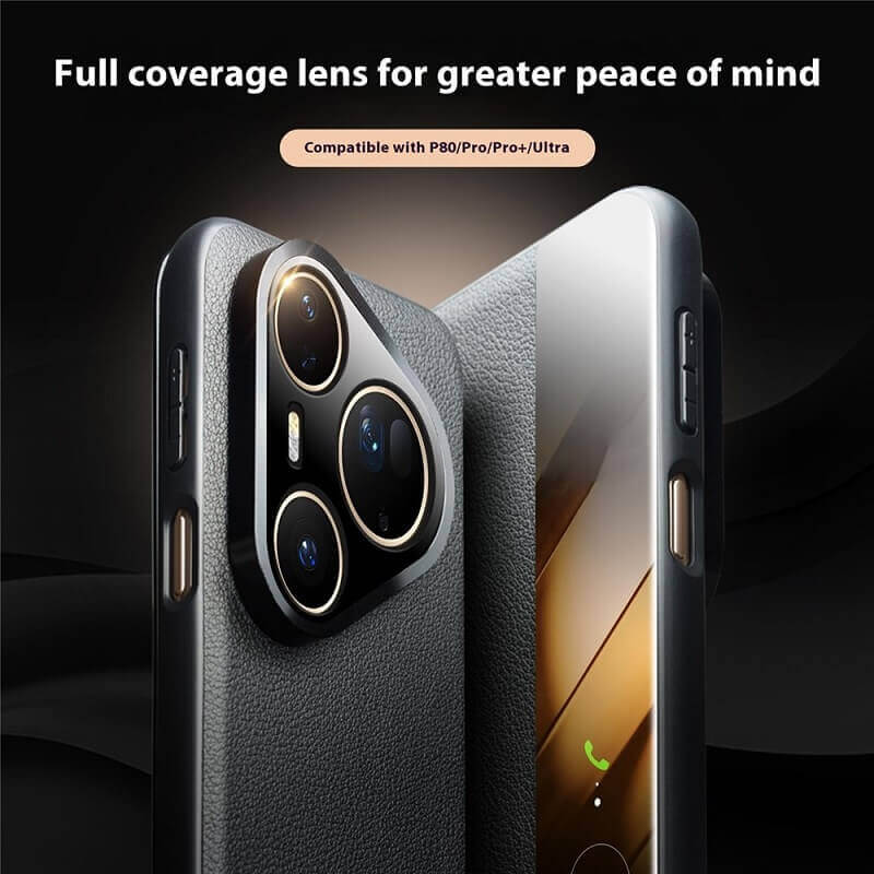 Активен Калъф за Huawei Pura 80 Ultra, Qialino Smart Book Case, Черен (6)