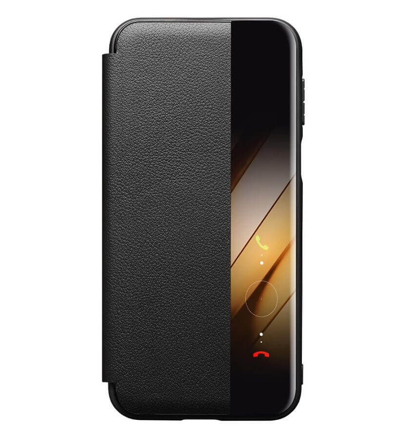 Активен Калъф за Huawei Pura 80 Ultra, Qialino Smart Book Case, Черен (2)