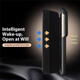 Активен Калъф за Huawei Pura 80 Pro, Qialino Smart Book Case, Червен (5)