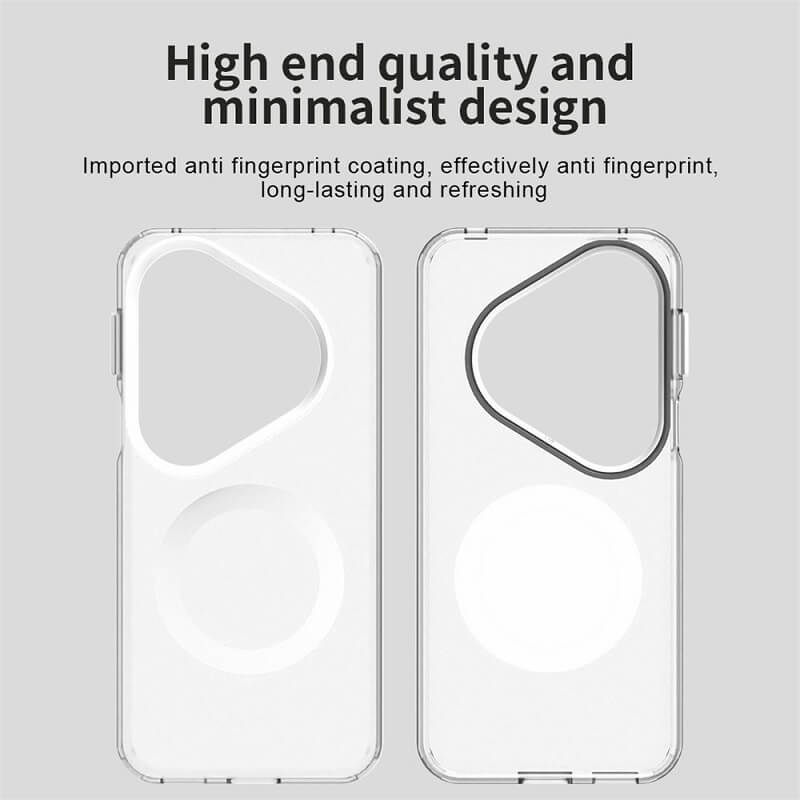 Magsafe Калъф за Huawei Pura 80 Pro, Hybrid Clear Case, Прозрачен (3)