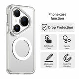 Magsafe Калъф за Huawei Pura 80 Pro, Hybrid Clear Case, Прозрачен (5)