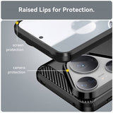Противоударен Калъф за Huawei Pura 80 Ultra/Pro, Premium Carbon Case, Черен (7)
