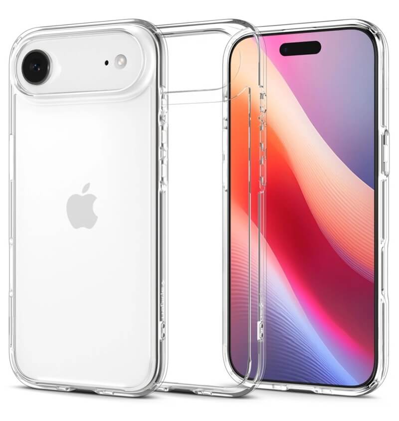 Противоударен Калъф за iPhone Air, Spigen Ultra Hybrid Case, Прозрачен