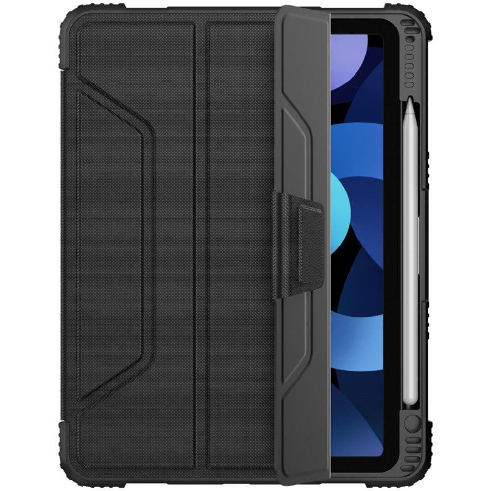 Противоударен Калъф за iPad Air 11" 2026-2020, Nillkin Pro Protective Stand Case, Черен