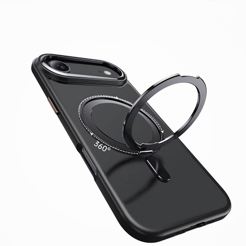 Magsafe Калъф за iPhone Air, Tech-Protect Magring Case, Черен (3)