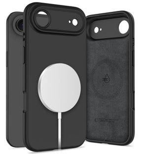 Magsafe Калъф за iPhone Air, Tech-Protect Silicone Case, Черен