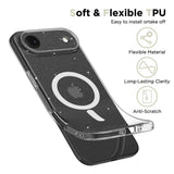 Magsafe Калъф за iPhone Air, Tech-Protect FlexAir Glitter Case, Прозрачен (3)