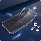 Блестящ Калъф за Xiaomi Redmi Note 14 Pro 5G, Tech-Protect FlexAir Glitter Case, Прозрачен (3)