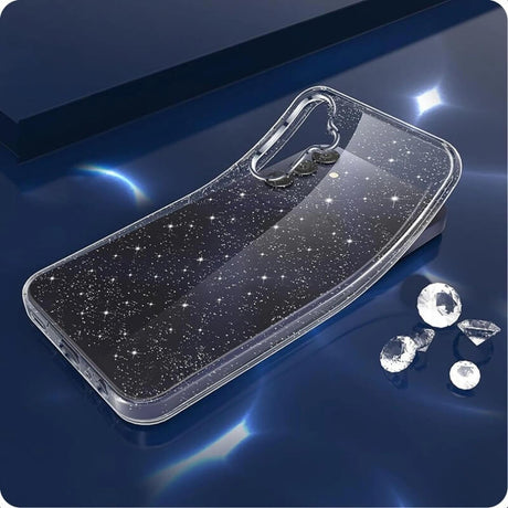 Блестящ Калъф за Xiaomi Redmi Note 14 Pro 5G, Tech-Protect FlexAir Glitter Case, Прозрачен (3)