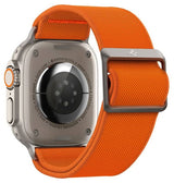 Текстилна Каишка за Apple Watch 44/ 45/ 46/ 49mm, Spigen Lite Fit Ultra Band, Оранжев (2)