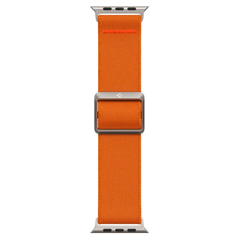 Текстилна Каишка за Apple Watch 44/ 45/ 46/ 49mm, Spigen Lite Fit Ultra Band, Оранжев (6)