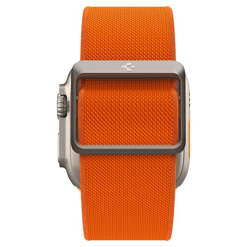 Текстилна Каишка за Apple Watch 44/ 45/ 46/ 49mm, Spigen Lite Fit Ultra Band, Оранжев (5)