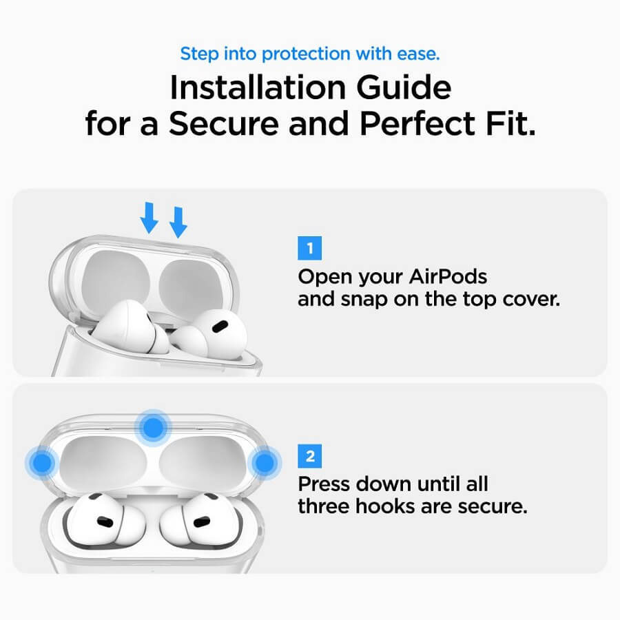 Силиконов Калъф за Apple Airpods Pro 3, Spigen Liquid Crystal Clear Case, Прозрачен (11)