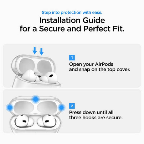 Силиконов Калъф за Apple Airpods Pro 3, Spigen Liquid Crystal Clear Case, Прозрачен (11)