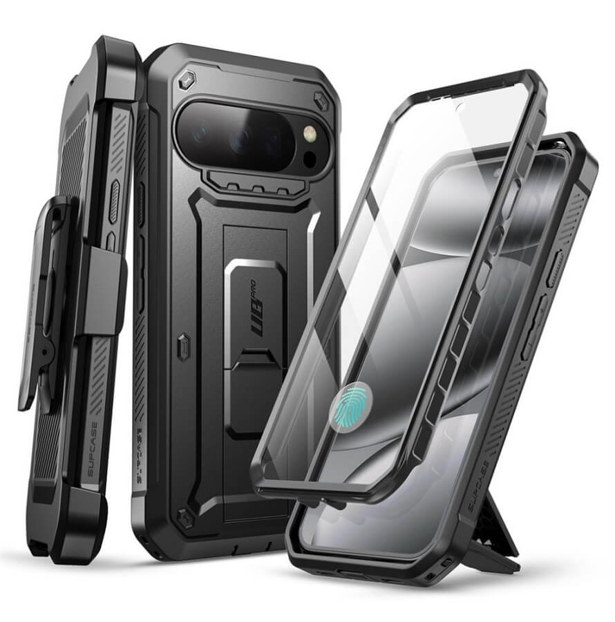 Противоударен Калъф за Google Pixel 10 Pro/ 10, Supcase Unicorn Beetle Pro, Черен