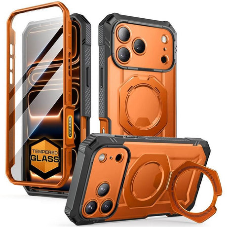 Magsafe Калъф за iPhone 17 Pro, Supcase UB Grip Pro Coral Case, Оранжев (3)