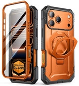 Magsafe Калъф за iPhone 17 Pro, Supcase UB Grip Pro Coral Case, Оранжев