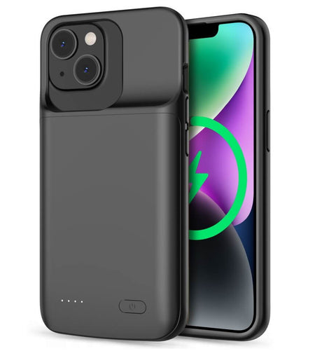 Калъф Батерия за iPhone 14 Pro/ 14, Tech-Protect Power Bank Case, Черен (2)