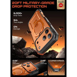 Magsafe Калъф за iPhone 17 Pro, Supcase UB Grip Pro Coral Case, Оранжев (5)