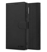 Кожен Калъф с Джобове за Xiaomi Redmi Note 14 Pro 5G, Tech-Protect Wallet Book Case, Черен