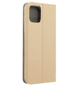 Луксозен Калъф за Xiaomi Redmi 15C, Sensitive Book Case, Златист (2)