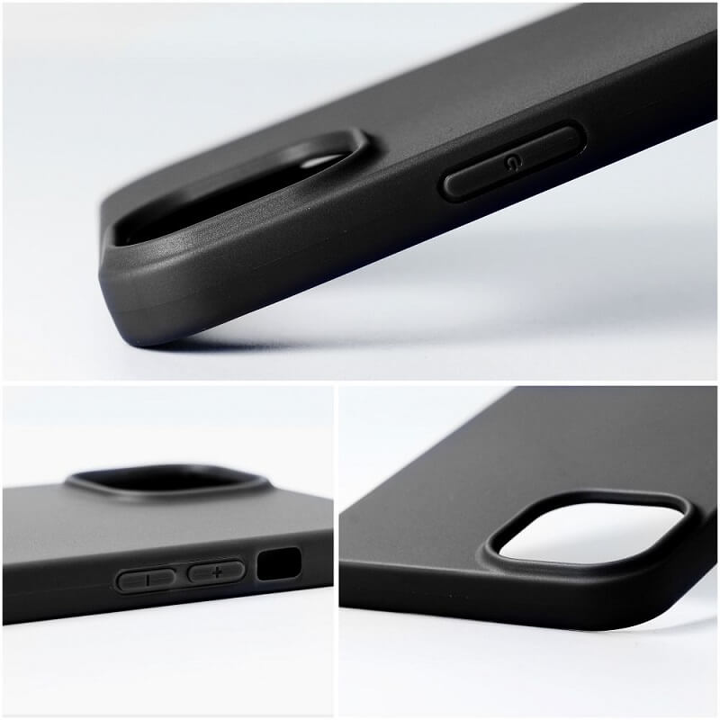 Силиконов Калъф за Xiaomi Redmi 15, Matte Case, Черен (4)