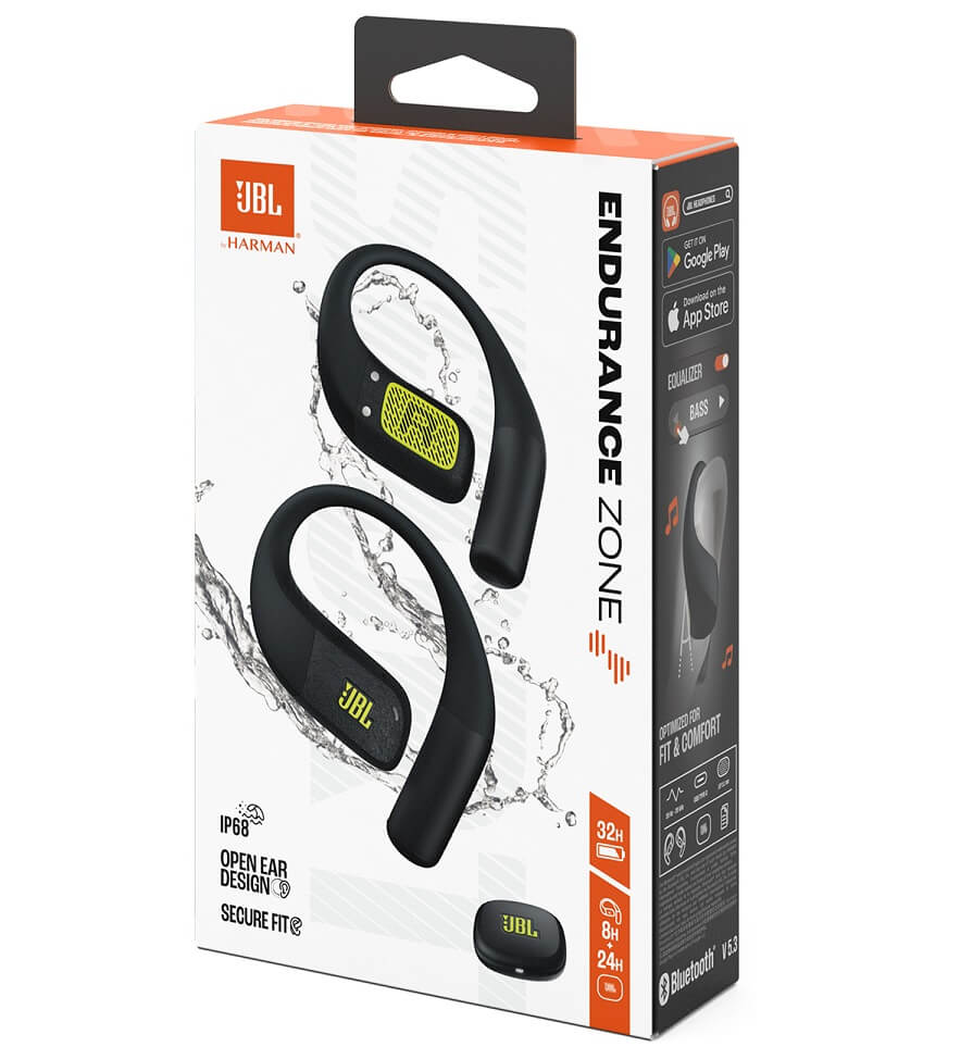 Безжични Слушалки, JBL Endurance Zone, Черен (8)