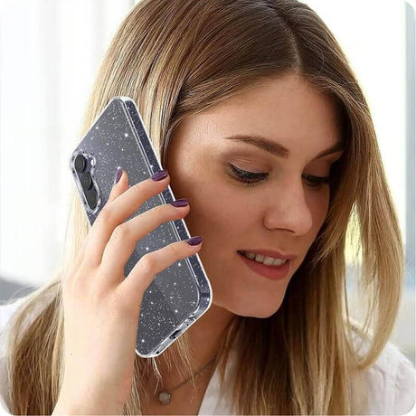 Блестящ Калъф за Xiaomi Redmi Note 14 Pro 5G, Tech-Protect FlexAir Glitter Case, Прозрачен (4)
