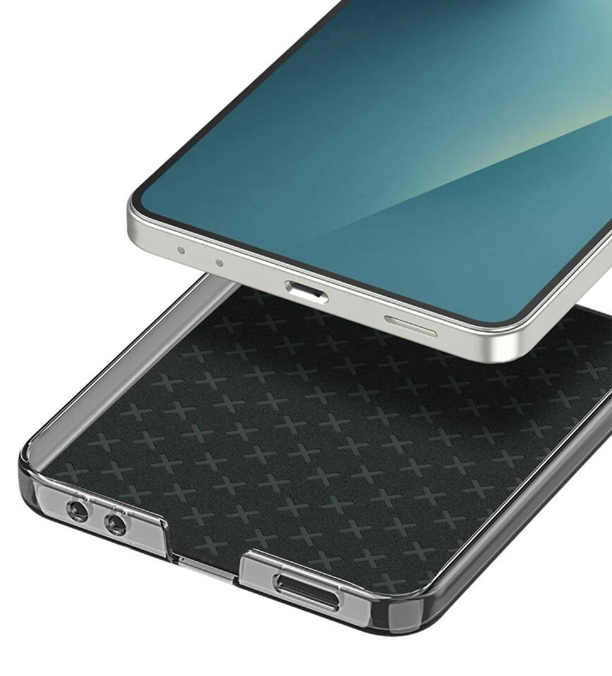 Луксозен Калъф за Samsung Z Flip 7, Dux Ducis Leather Stex Case, Черен (3)