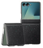 Луксозен Калъф за Samsung Z Flip 7, Dux Ducis Leather Stex Case, Черен
