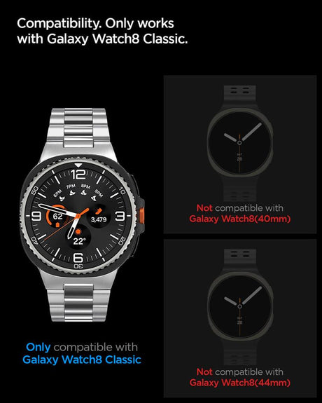 Стъклен Протектор за Samsung Watch 8 Classic 46mm, Spigen EZ Fit Glass 2бр., Прозрачен (5)