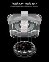 Стъклен Протектор за Samsung Watch 8 Classic 46mm, Spigen EZ Fit Glass 2бр., Прозрачен (7)
