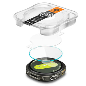 Стъклен Протектор за Samsung Watch 8 44mm, Spigen EZ Fit Glass 2бр., Прозрачен