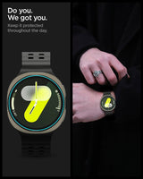 Стъклен Протектор за Samsung Watch 8 40mm, Spigen EZ Fit Glass 2бр., Прозрачен (9)