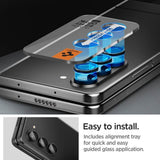 Протектор за Камерата на Samsung Z Fold 5, Spigen EZ Fit Optik Pro Glass tR 2бр., Черен (9)