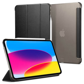 Защитен Калъф за iPad 11th 2025 A16/ 10th 2022, Spigen Smart Fold Case, Черен