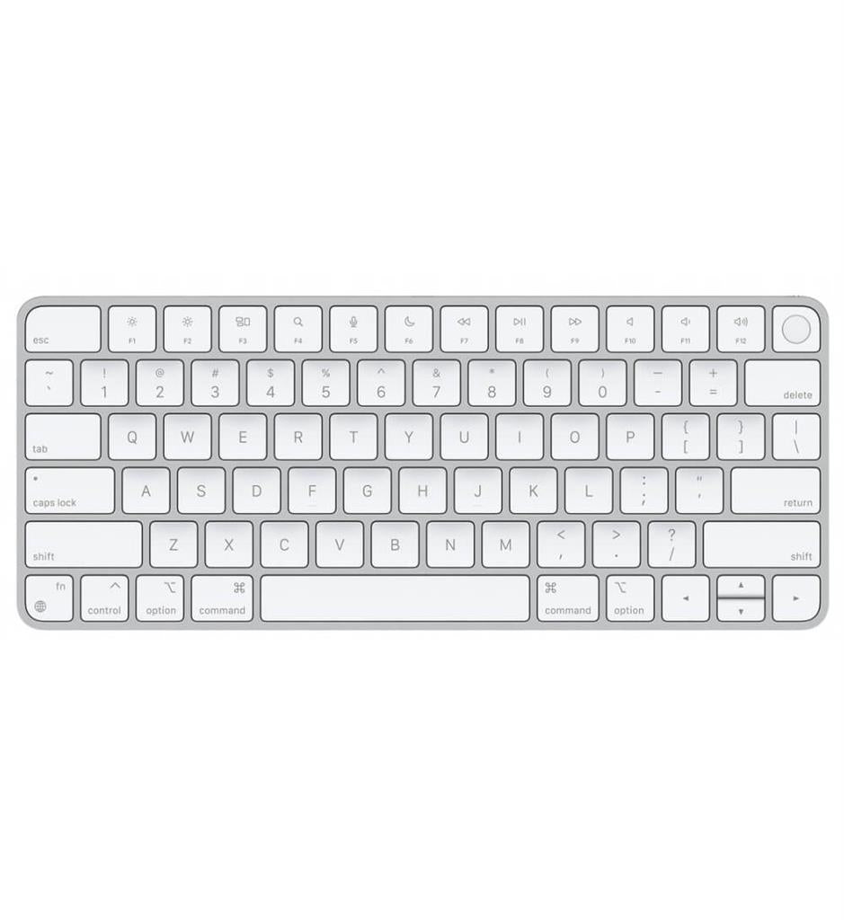 Безжична Клавиатура Apple Magic Keyboard with Touch ID MK293BG/A, Бял